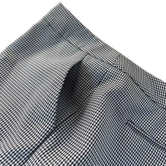 Kasper Petite Separates Black & White Small Hounds Tooth Fully Lined Pants 12P - Picture 7 of 10